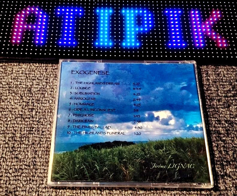 🎵 Jérôme Lignac - Exogenese - Cd Ambient Rare Antilles - Colecionador Inencontrável 🌊 – photo 2